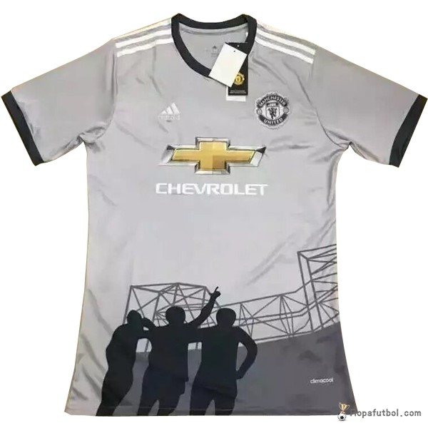 Camiseta Entrenamiento Manchester United 2017/18 Gris